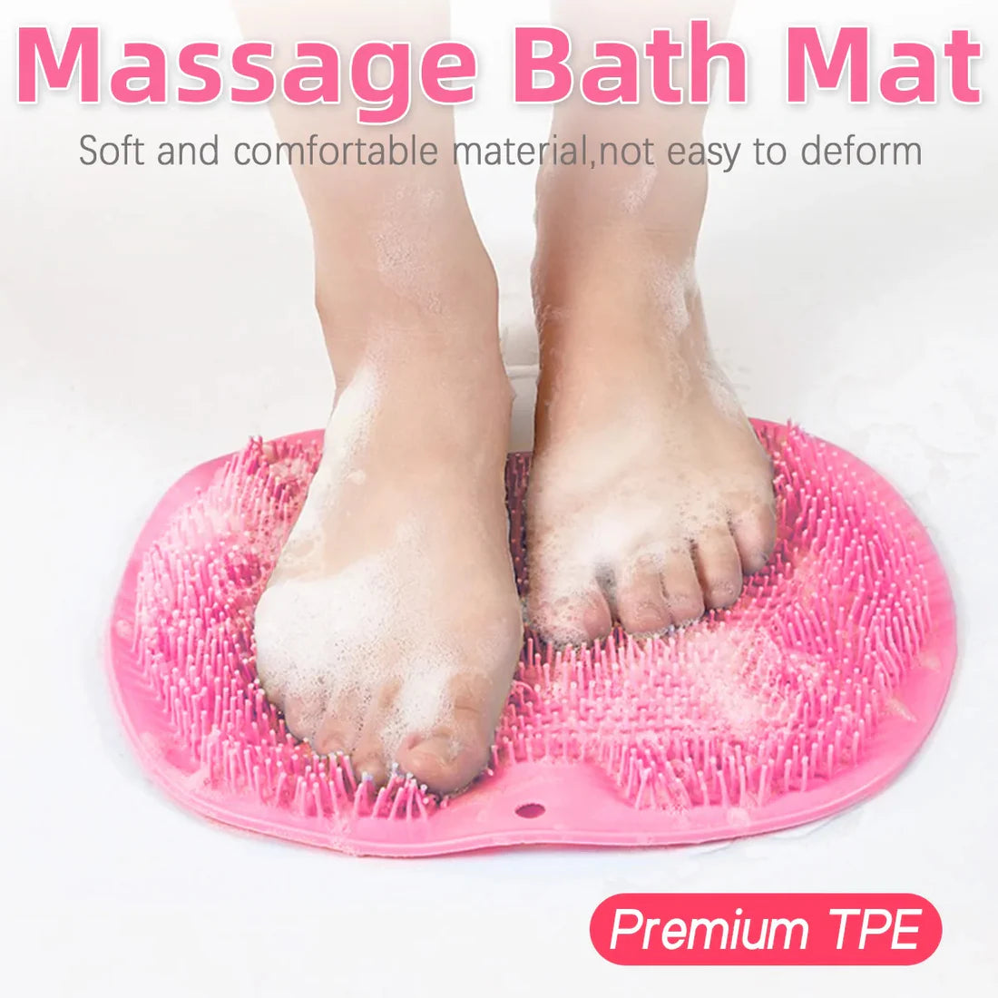 Shower Scrubber Mat For Deep Cleaning (pack of 2)