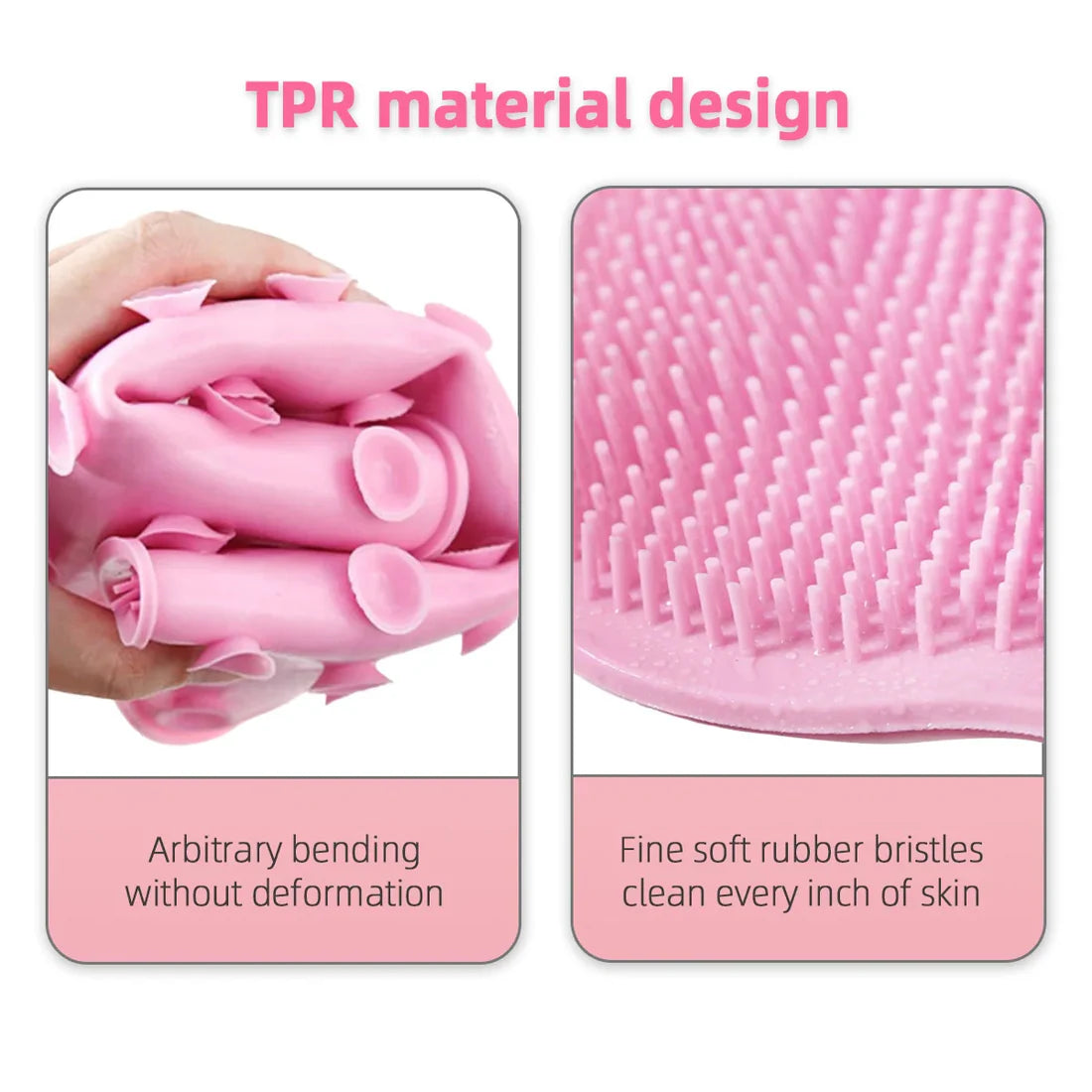 Shower Scrubber Mat For Deep Cleaning (pack of 2)