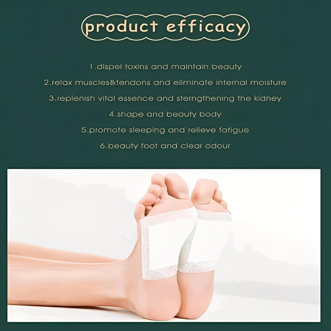 Herbal Foot Care Pads (Night Use) (Pack of 20 Patches)